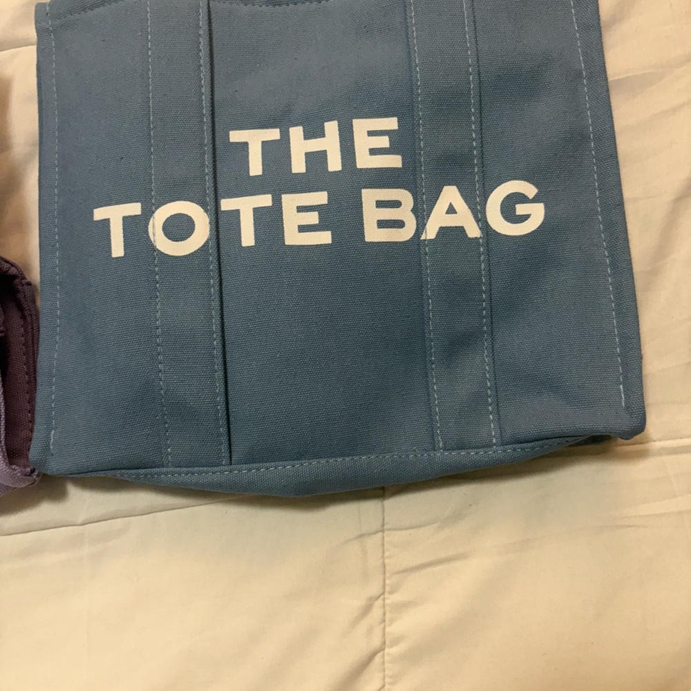 Totes Blue Canvas Tote Bag